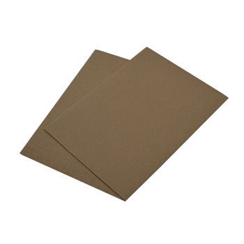Double-ply see-through cardboard