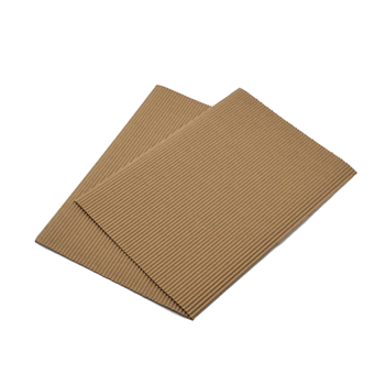Double-ply see-through cardboard